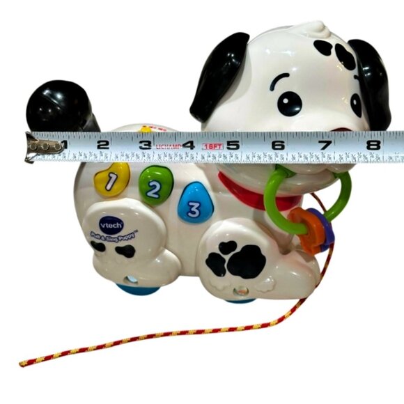 VTech Pull and Sing Puppy Dog Dalmatian Infant Toy 6-36M Clean! WORKS! SEE VIDEO - Picture 11 of 11